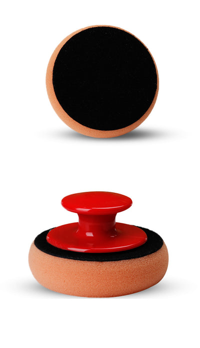Sponge Handle Round Polishing Waxing Sponge Cleaning Maintenance Tool