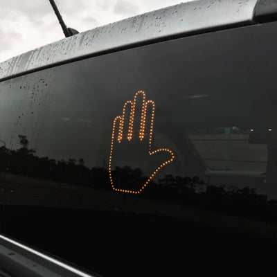 Car Finger Light With Remote Road Rage Signs