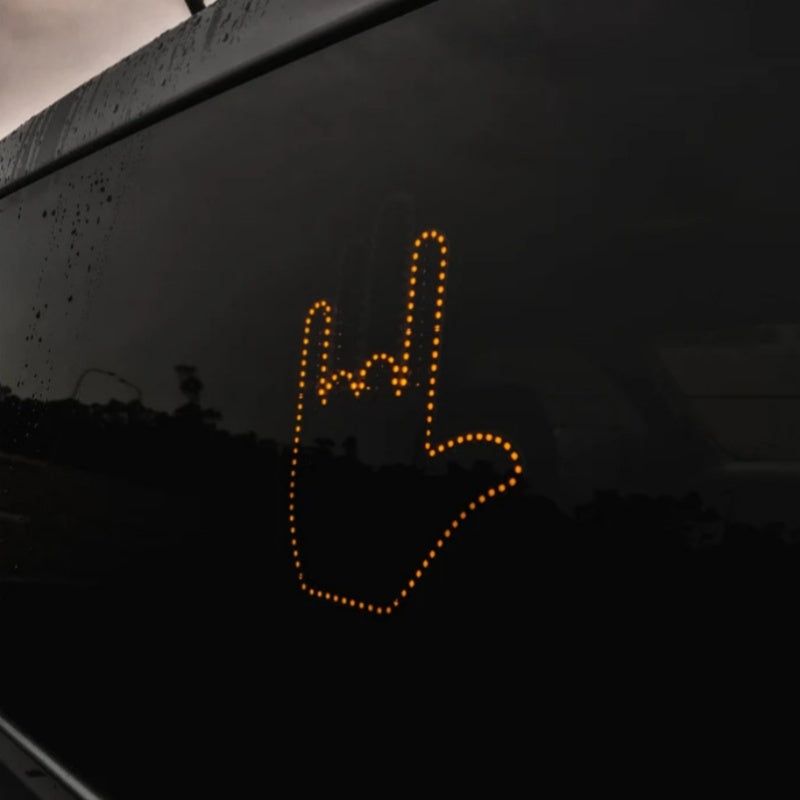 Car Finger Light With Remote Road Rage Signs