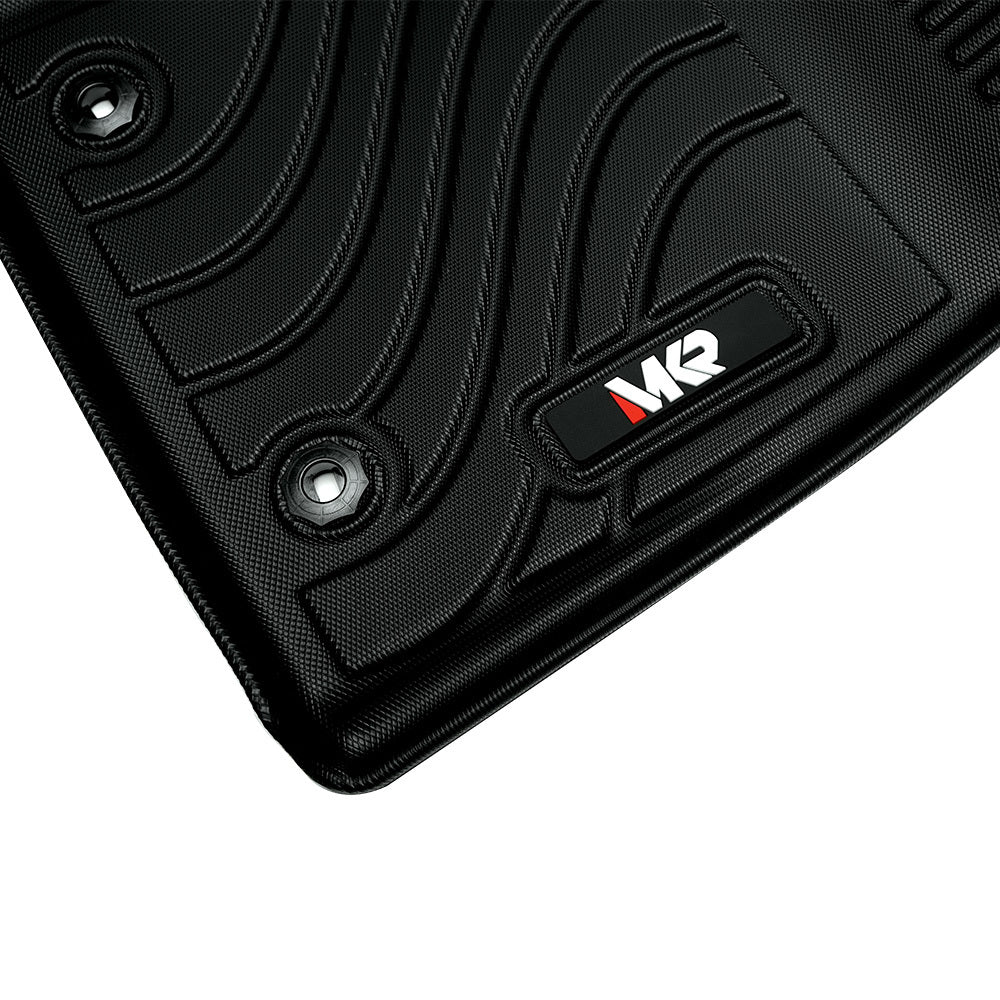 All-Weather TPE Front And Rear Row Floor Liners Floor Mats Fit For Toyota Tundra CrewMax Cab 2022-2025, Custom Fit Tundra Car Mats 20484