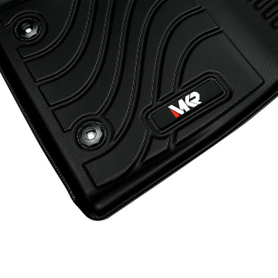 All-Weather TPE Front And Rear Row Floor Liners Floor Mats Fit For Toyota Tundra CrewMax Cab 2022-2025, Custom Fit Tundra Car Mats 20484