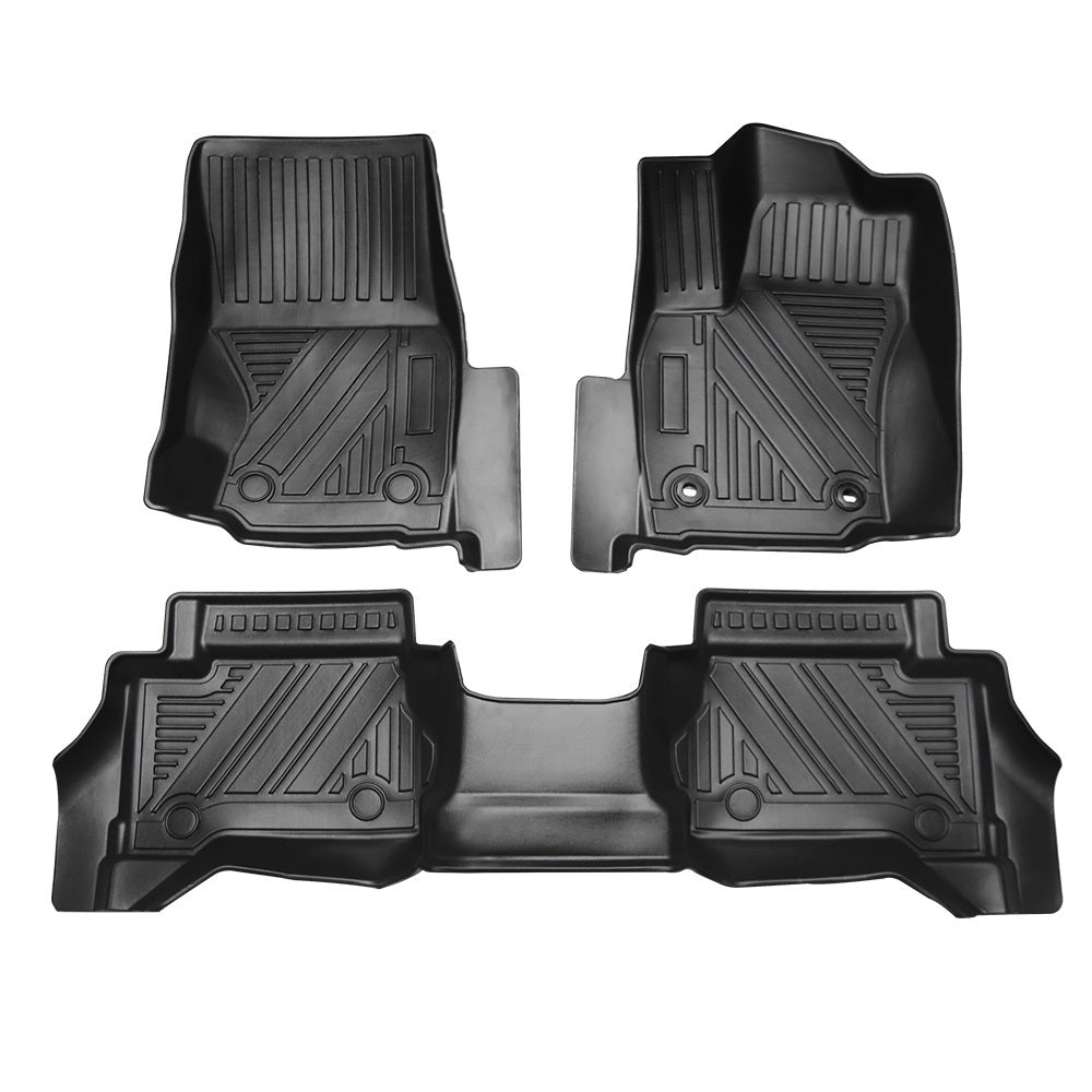 All Weather TPE Floor Liner Floor Mats Compatible With Tacoma 2024 Auto Accessories