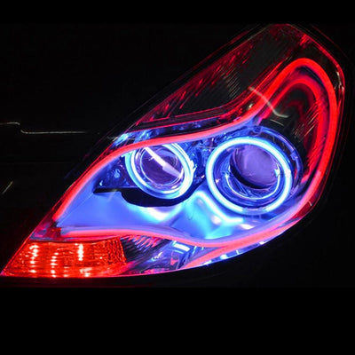 2Pcs 45cm 60cm Flexible Car Soft Tube LED