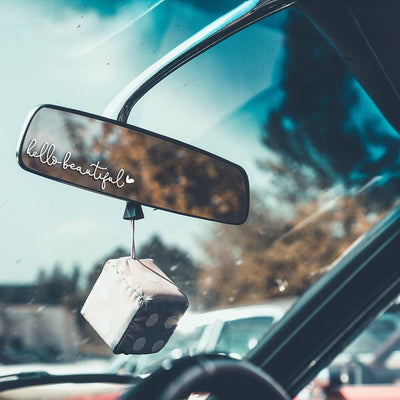 Hello Beautiful Car Rearview Mirror Stickers